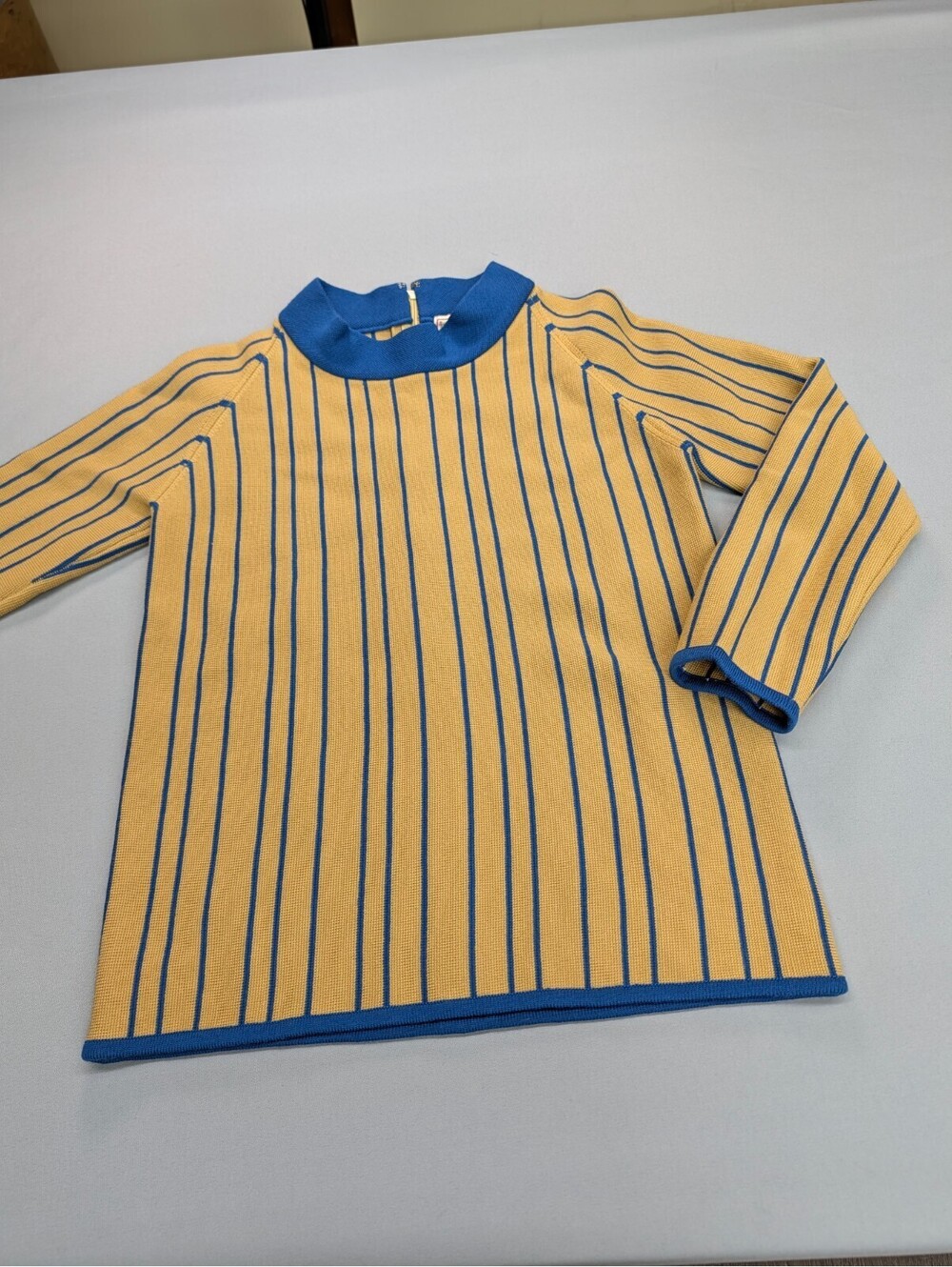 Malibu Knits Vintage Wool Stripe Sweater Top S Hong Kong